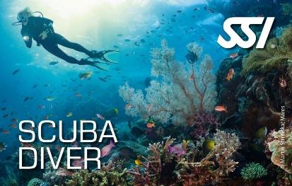 SSI Scuba Diver with Blue Dolphin Djerba