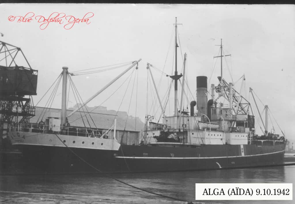 Algues — site de plongée de l'épave Aïda, Djerba