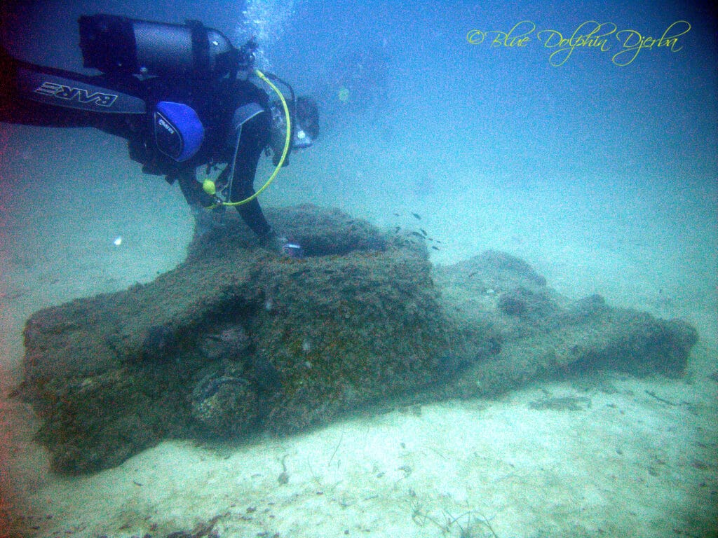 Char immergé — site de plongée de l'épave Aïda, Djerba