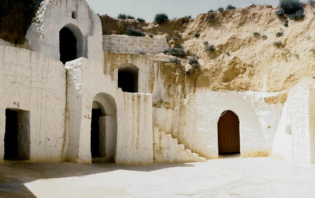 Habitations troglodytes de Matmata, Tunisie