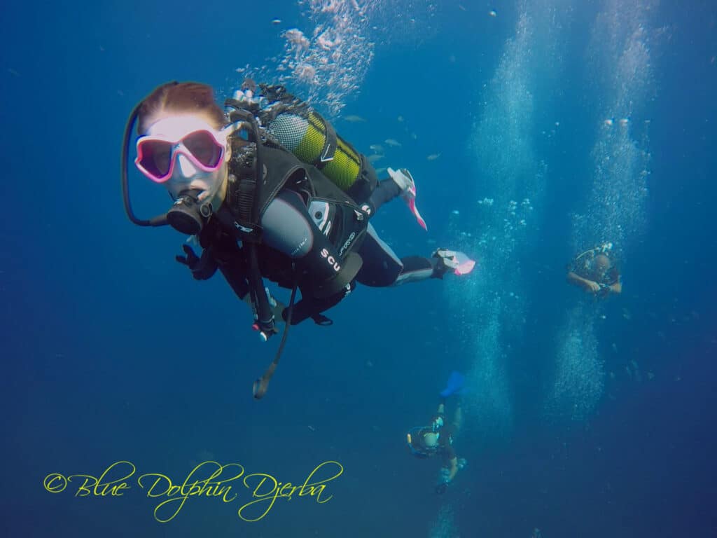 Scuba Diving at the Ricardo Wreck, Djerba